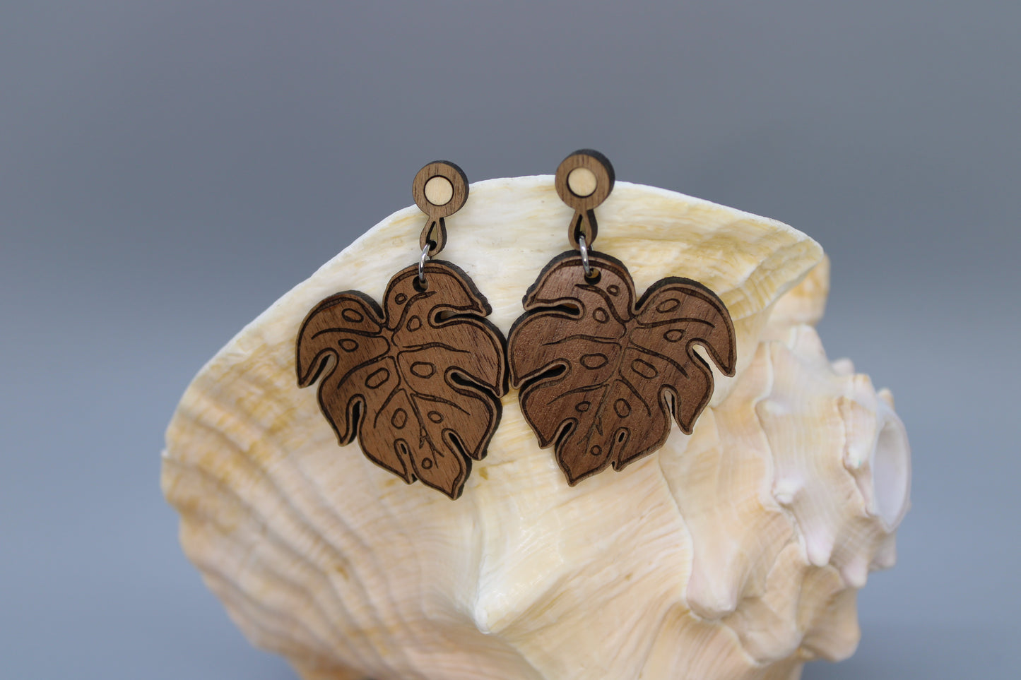 Monstera Earrings