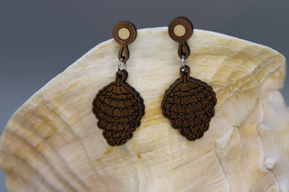 Pine cone Earrings