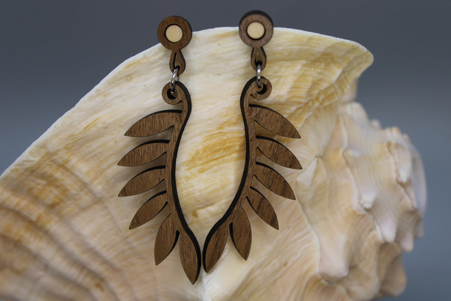 Thin Leaf Earrings