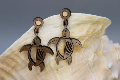 Leatherback Turtle Earrings