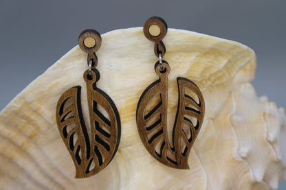 Split Leaf Earrings