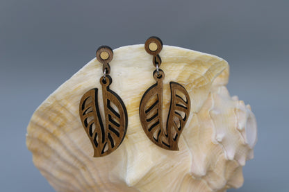 Split Leaf Earrings