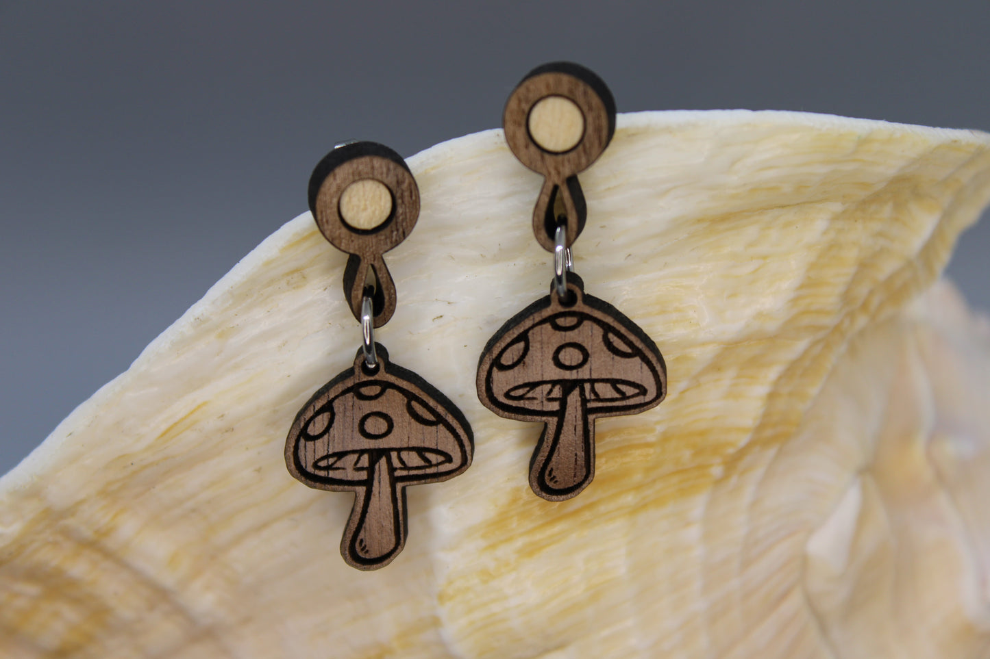 Wee Baby Mushroom Earrings