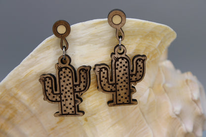 Medium Cactus Earrings